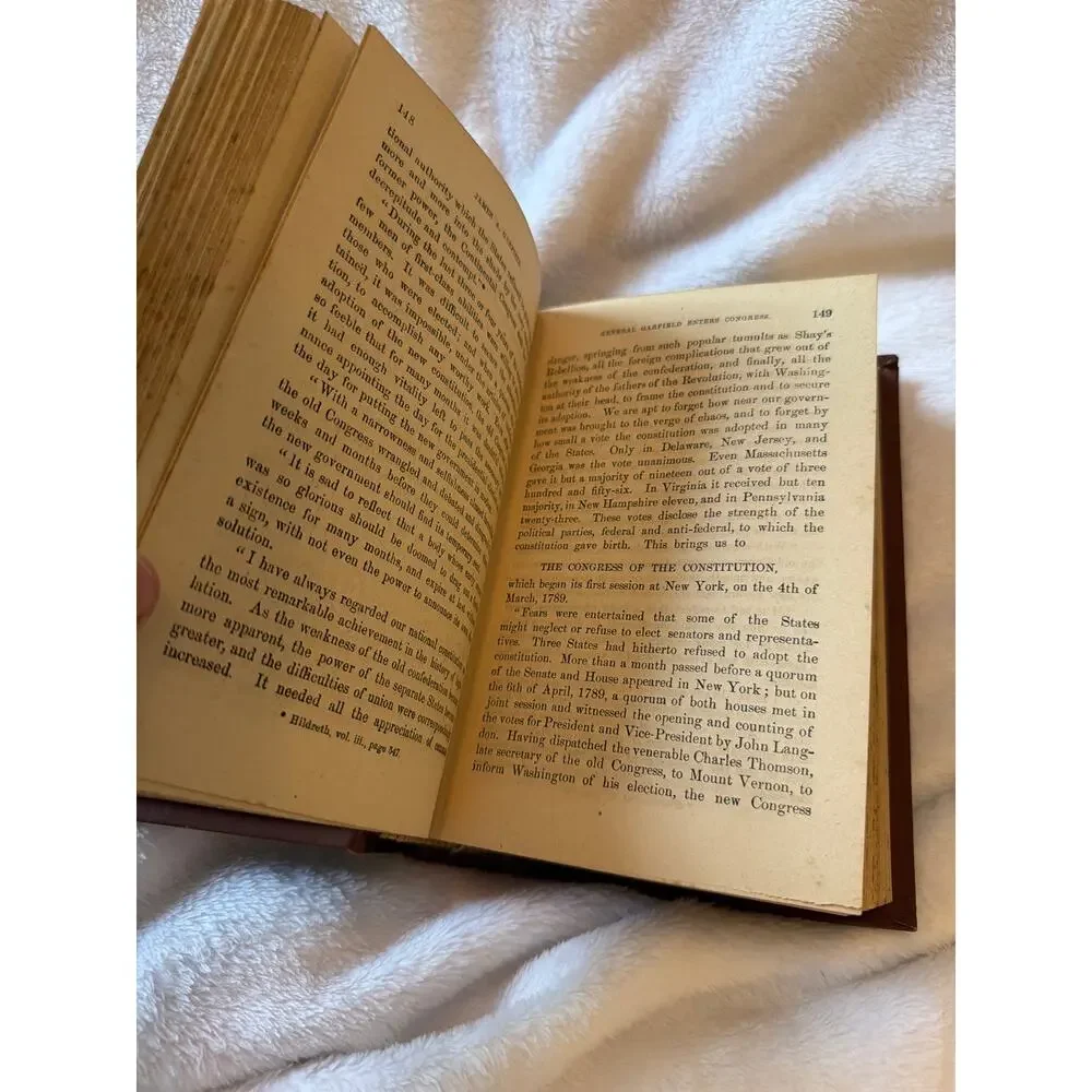 Antique Our Martyred President James A Garfield Illustrated History Book RARE